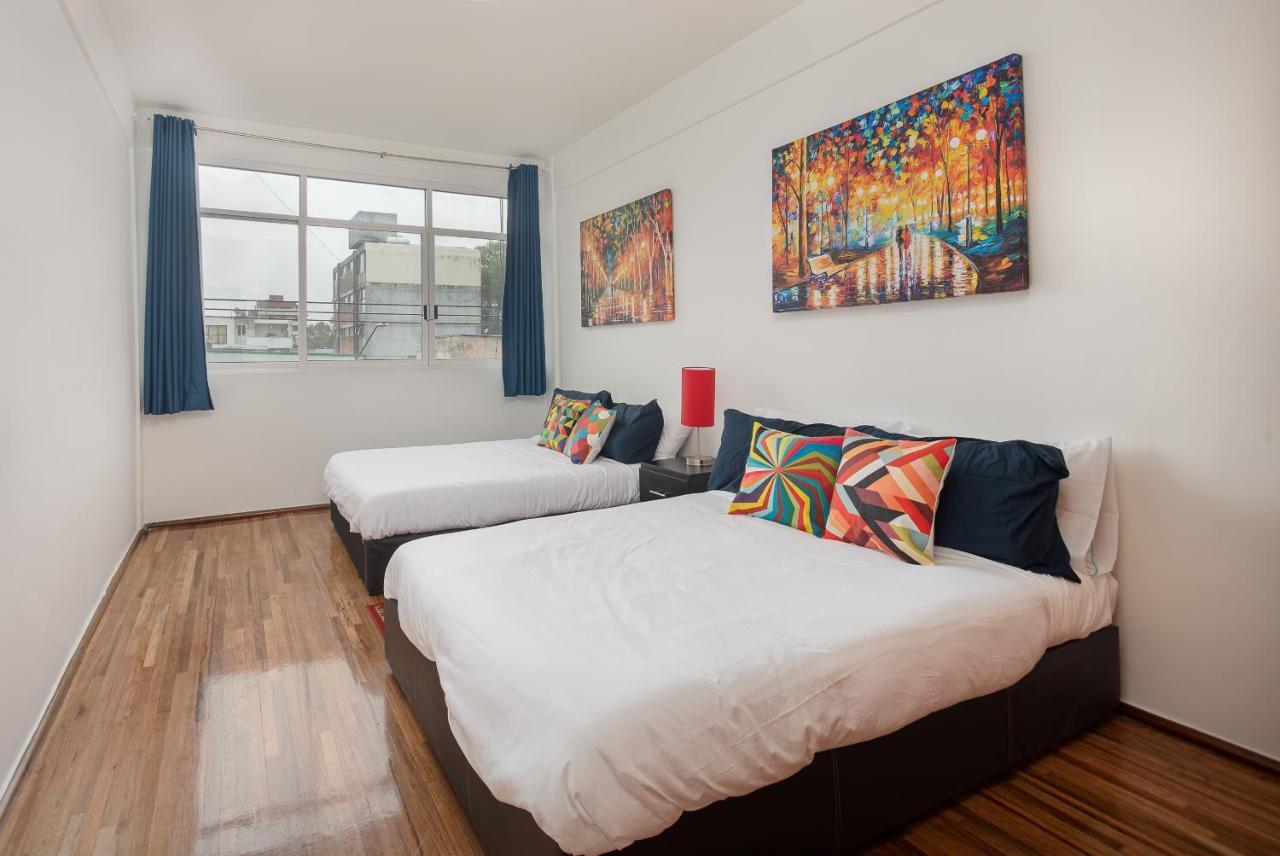 Roma Sur Apartments With Balcony - Family Friendly メキシコシティ エクステリア 写真